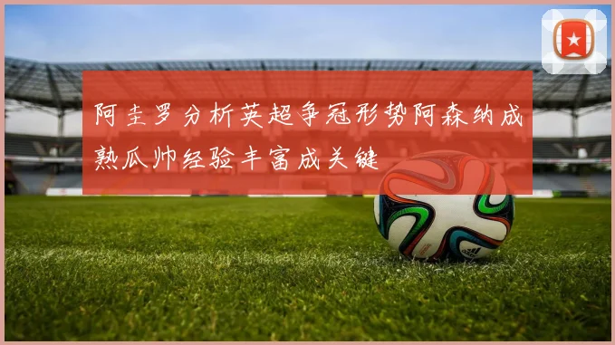 阿圭罗分析英超争冠形势阿森纳成熟瓜帅经验丰富成关键